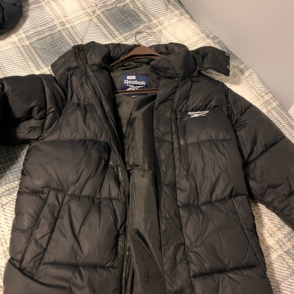 Reebok Men's Black Puffer Jacket